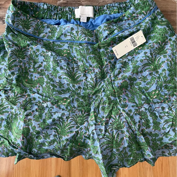 Anthro Patterned Flowy Shorts - Picture 1 of 3